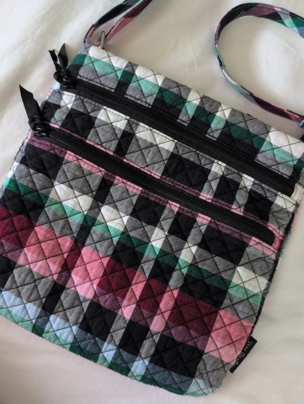 Vera Bradley Crossbody -- Plaid Print